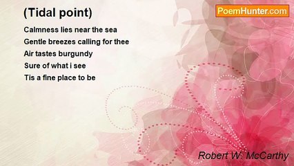 Robert W. McCarthy - (Tidal point)