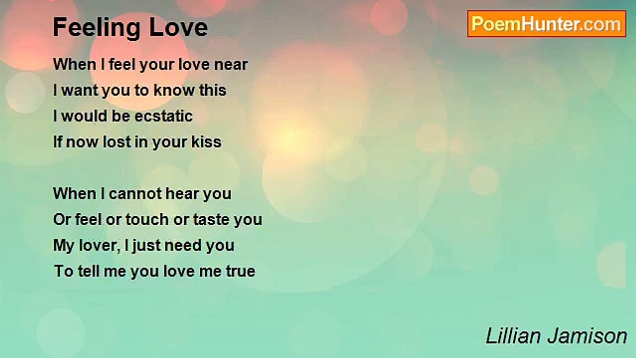 Lillian Jamison - Feeling Love