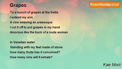 Kae Morii - Grapes