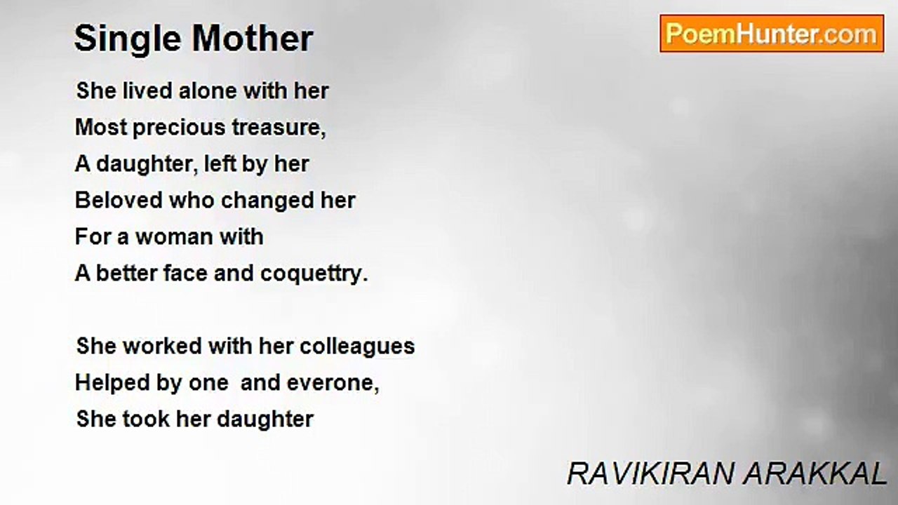 RAVIKIRAN ARAKKAL - Single Mother