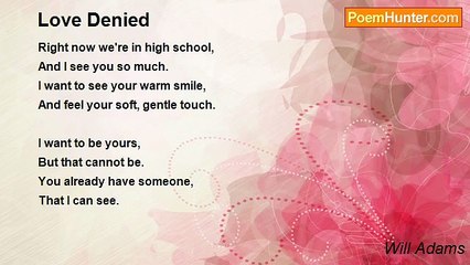 Will Adams - Love Denied