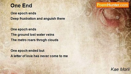 Kae Morii - One End
