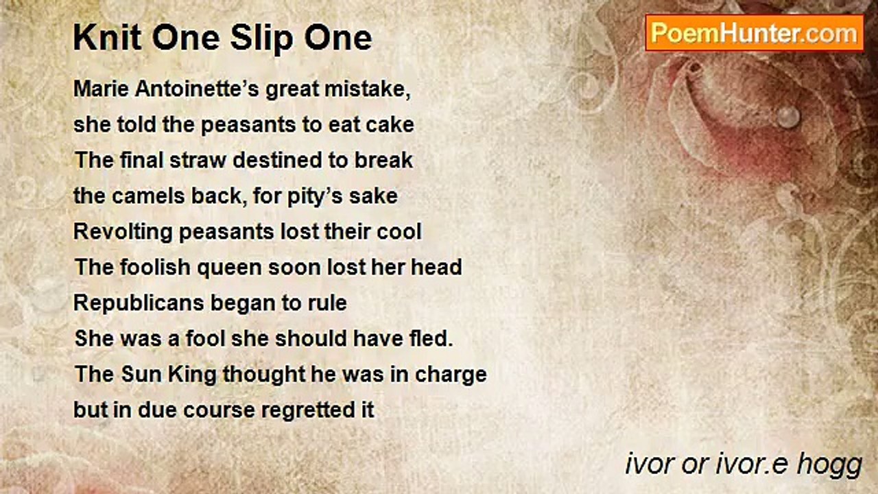 ivor or ivor.e hogg - Knit One Slip One