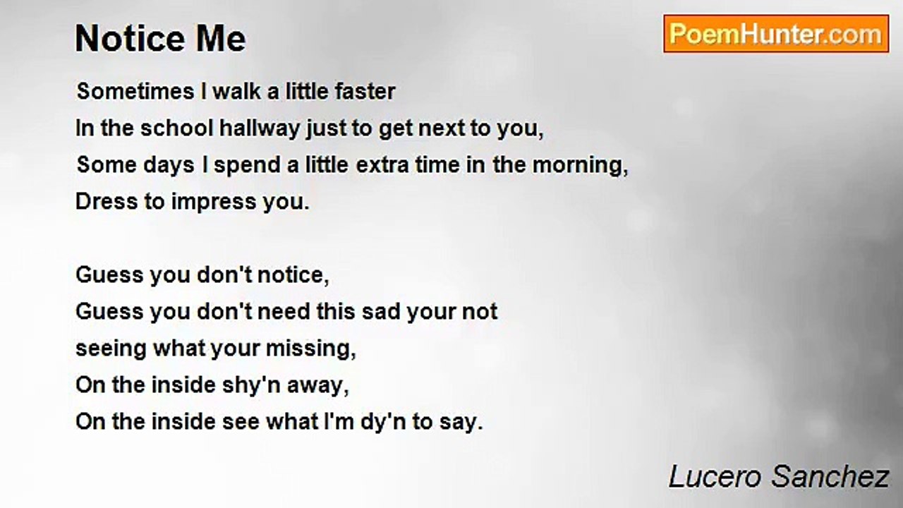 Lucero Sanchez - Notice Me