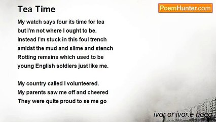 ivor or ivor.e hogg - Tea Time
