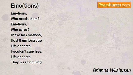 Brianna Wilshusen - Emo(tions)