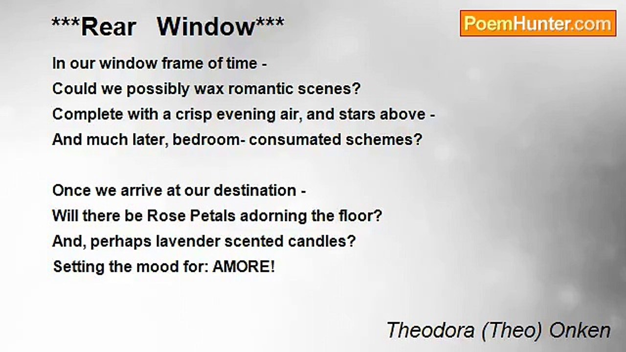 Theodora (Theo) Onken - ***Rear   Window***