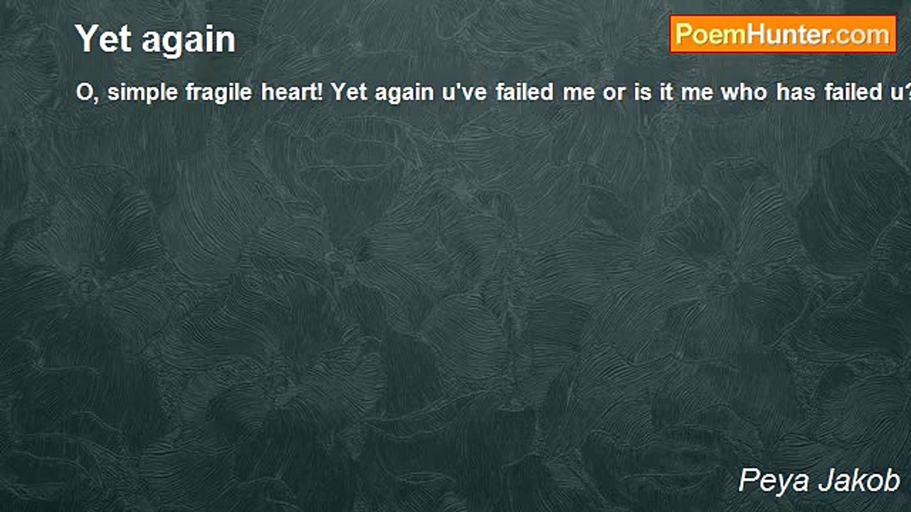 Peya Jakob - Yet again