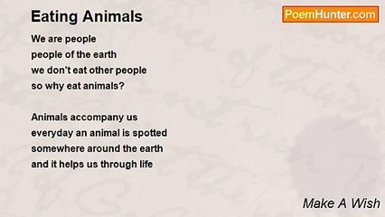 Make A Wish - Eating Animals