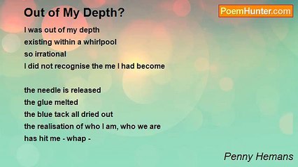 Penny Hemans - Out of My Depth?