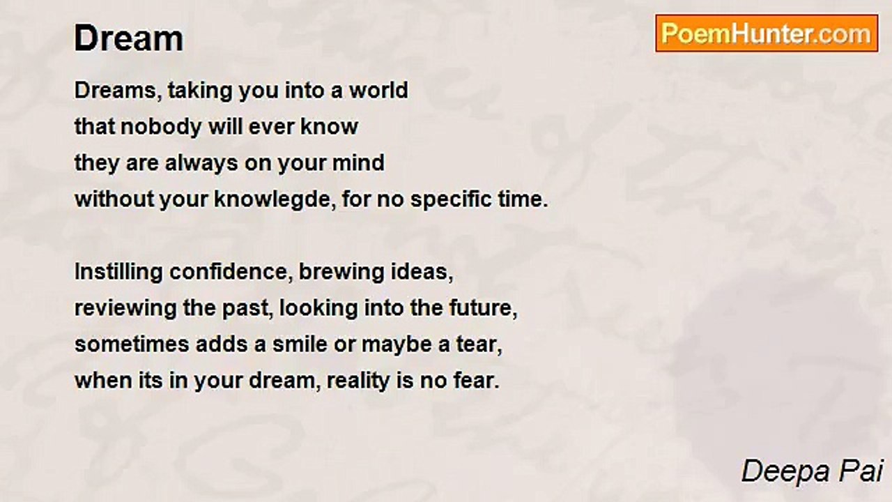 Deepa Pai - Dream