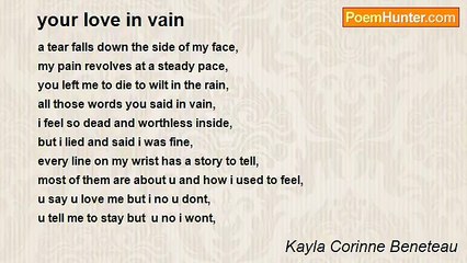 Kayla Corinne Beneteau - your love in vain