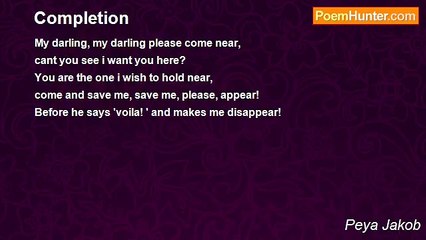 Peya Jakob - Completion