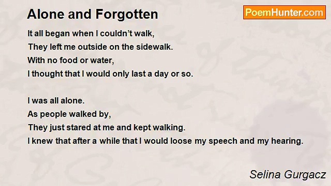Selina Gurgacz - Alone and Forgotten