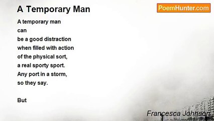 Francesca Johnson - A Temporary Man