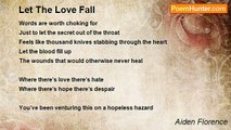 Aiden Florence - Let The Love Fall