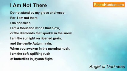 Angel of Darkness - I Am Not There