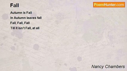 Nancy Chambers - Fall