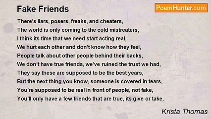 Krista Thomas - Fake Friends