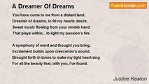 Justine Keaton - A Dreamer Of Dreams