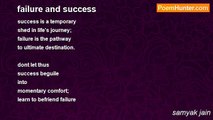 samyak jain - failure and success