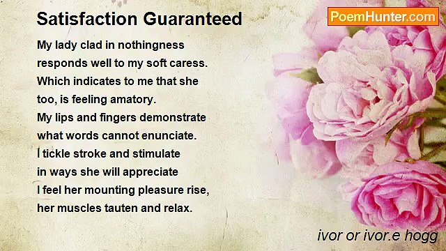 ivor or ivor.e hogg - Satisfaction Guaranteed