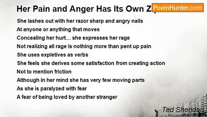 Ted Sheridan - Her Pain and Anger Has Its Own Zipcode