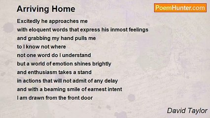 David Taylor - Arriving Home