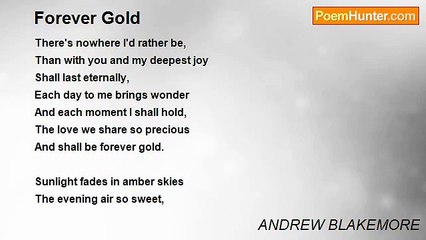 ANDREW BLAKEMORE - Forever Gold