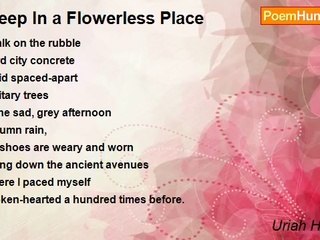 Uriah Hamilton - Weep In a Flowerless Place