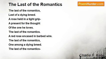 Charlie F. Kane - The Last of the Romantics