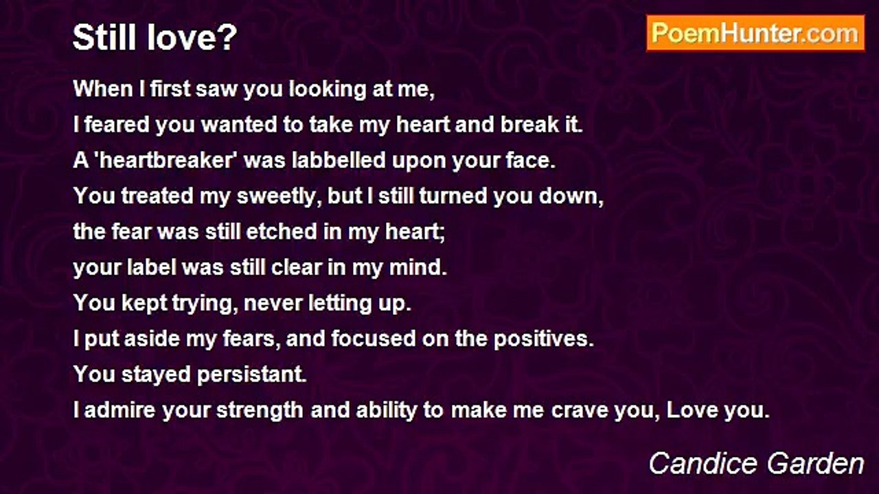 Candice Garden - Still love?