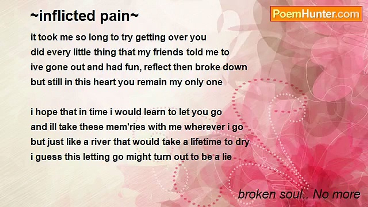 broken soul.. No more - ~inflicted pain~