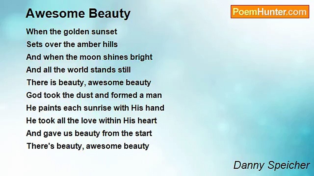 Danny Speicher - Awesome Beauty
