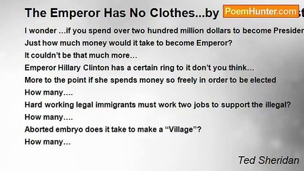 Ted Sheridan - The Emperor Has No Clothes...by Hands Atheist Lewinsky