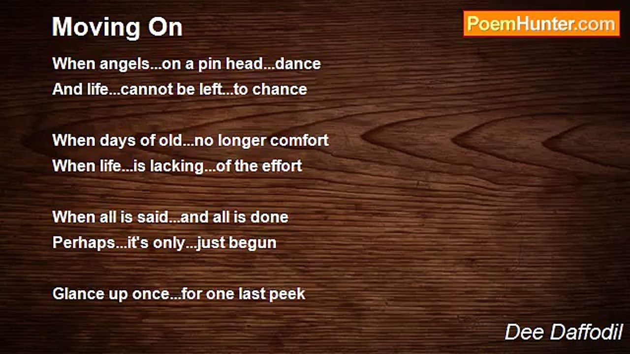 Dee Daffodil - Moving On