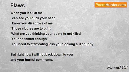 Pissed Off - Flaws