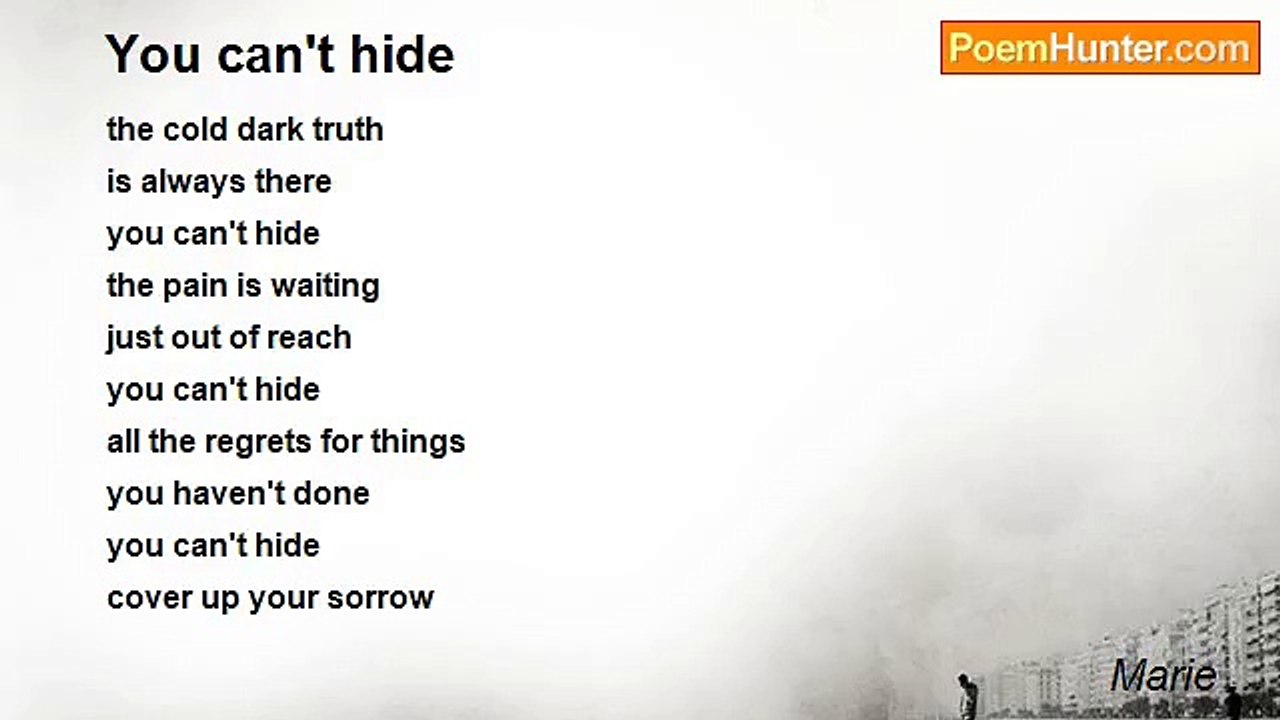Marie ... - You can't hide