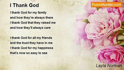 Layla Norman - I Thank God