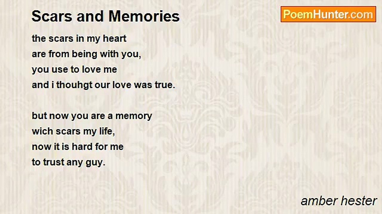 amber hester - Scars and Memories
