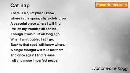 ivor or ivor.e hogg - Cat nap