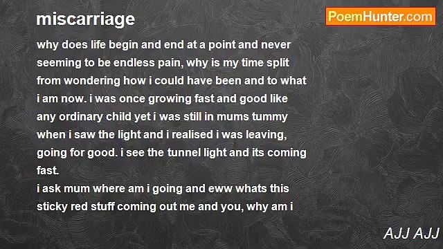 AJJ AJJ - miscarriage