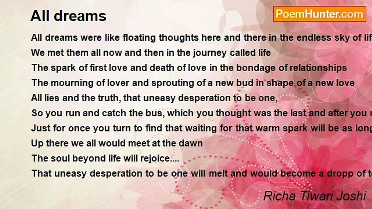 Richa Tiwari Joshi - All dreams
