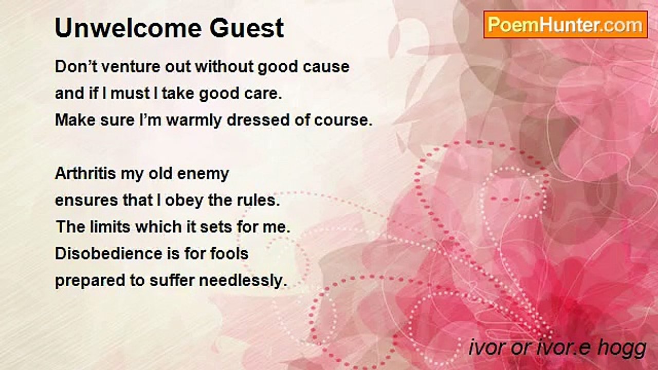 ivor or ivor.e hogg - Unwelcome Guest