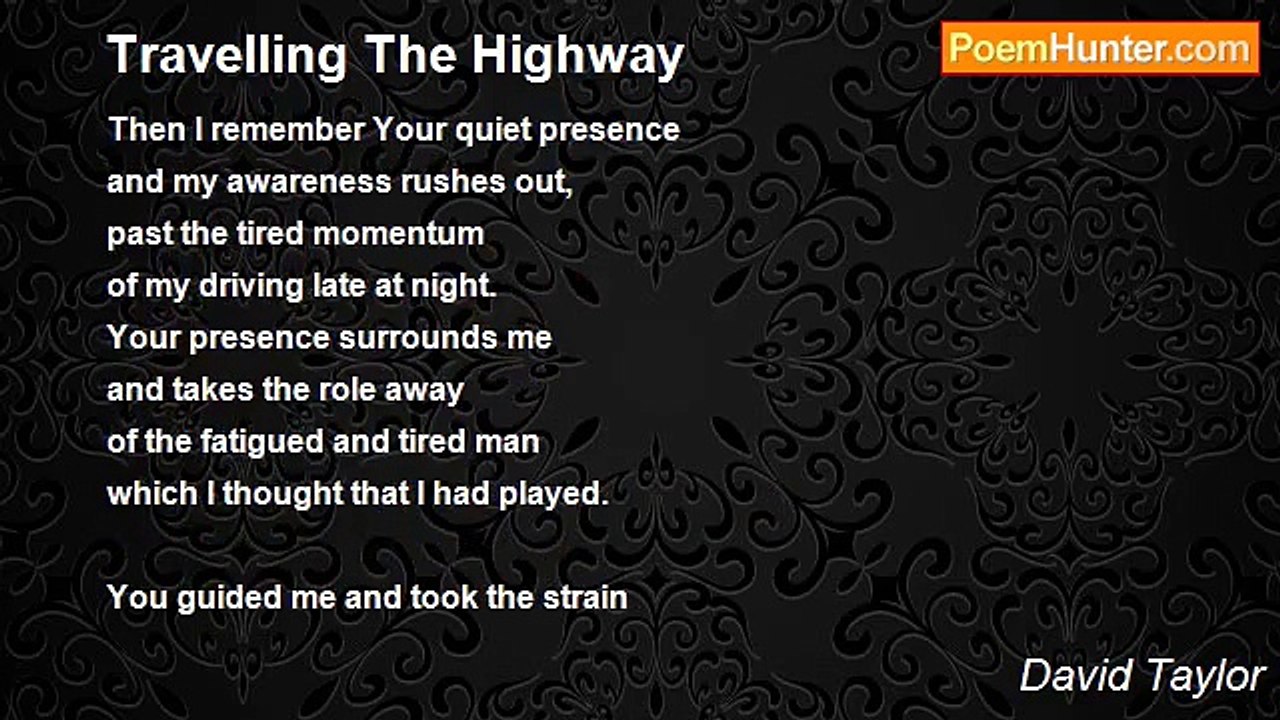 David Taylor - Travelling The Highway