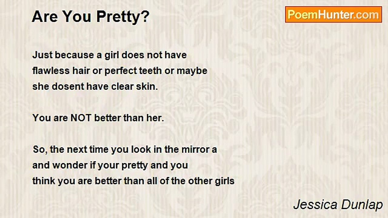 Jessica Dunlap - Are You Pretty?
