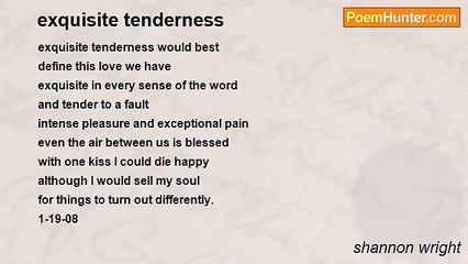shannon wright - exquisite tenderness