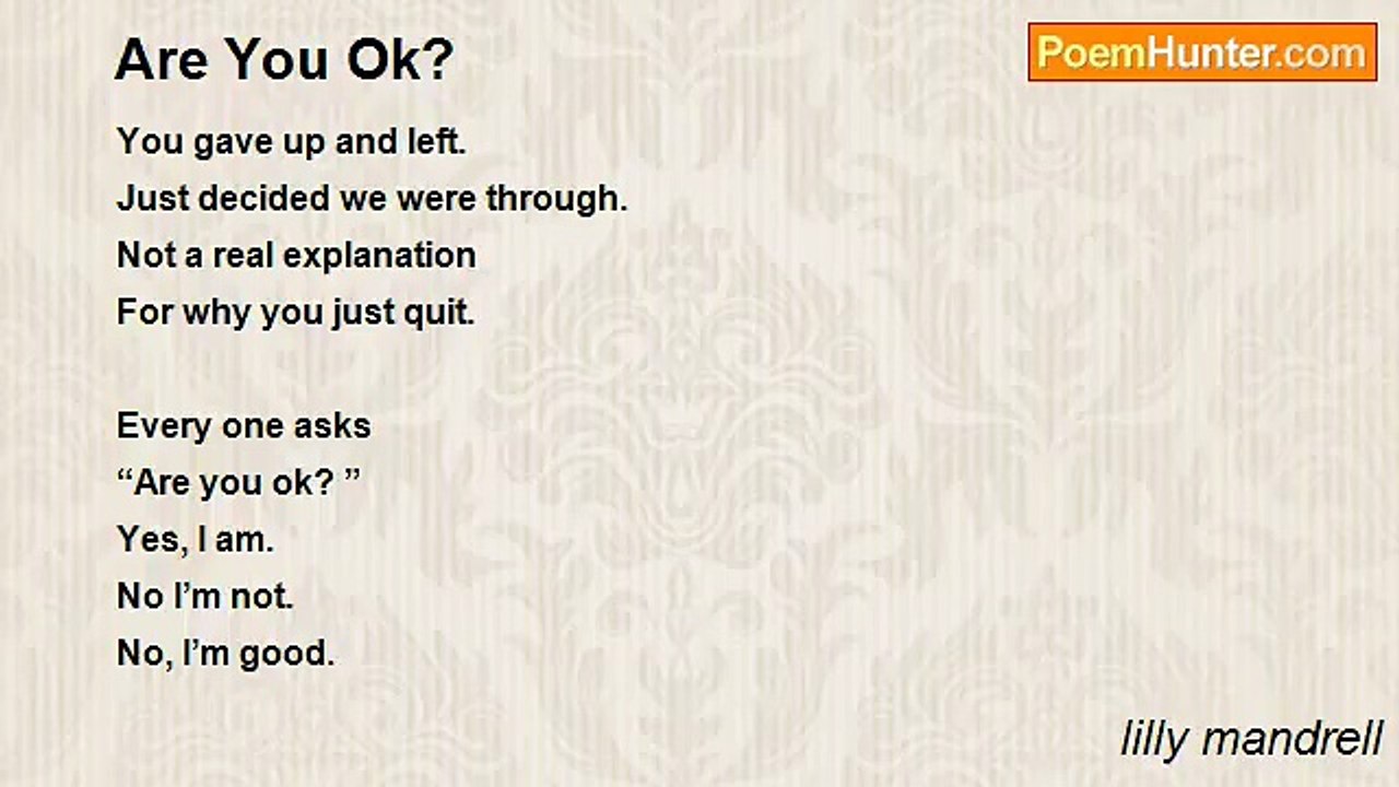 lilly mandrell - Are You Ok?