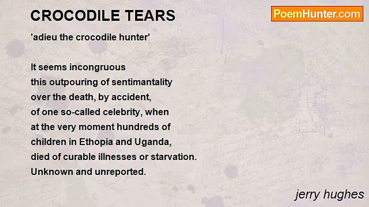 jerry hughes - CROCODILE TEARS
