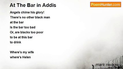 mark nwagwu - At The Bar in Addis